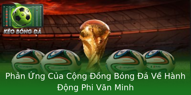 Phản Ứng Của Cộng Đồng Bóng Đá Về Hành Động Phi Văn Minh Phản Ứng Của Cộng Đồng Bóng Đá Về Hành Động Phi Văn Minh